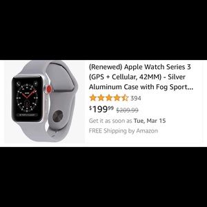 Apple Watch series 3 GPS+LTE